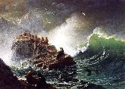 Albert Bierstadt Seals on the Rocks, Farallon Islands USA oil painting artist